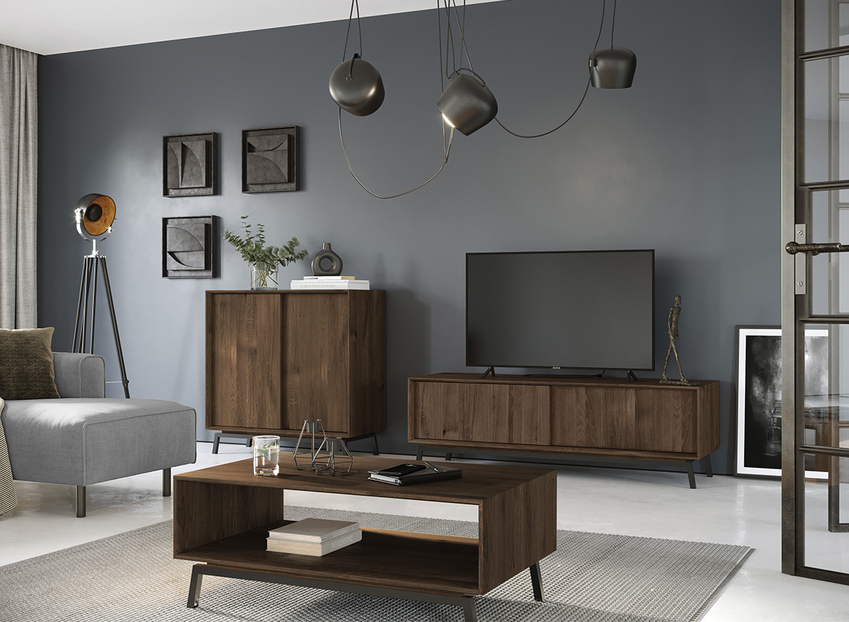 modern loft hnědá